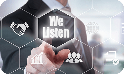 WE LISTEN card image