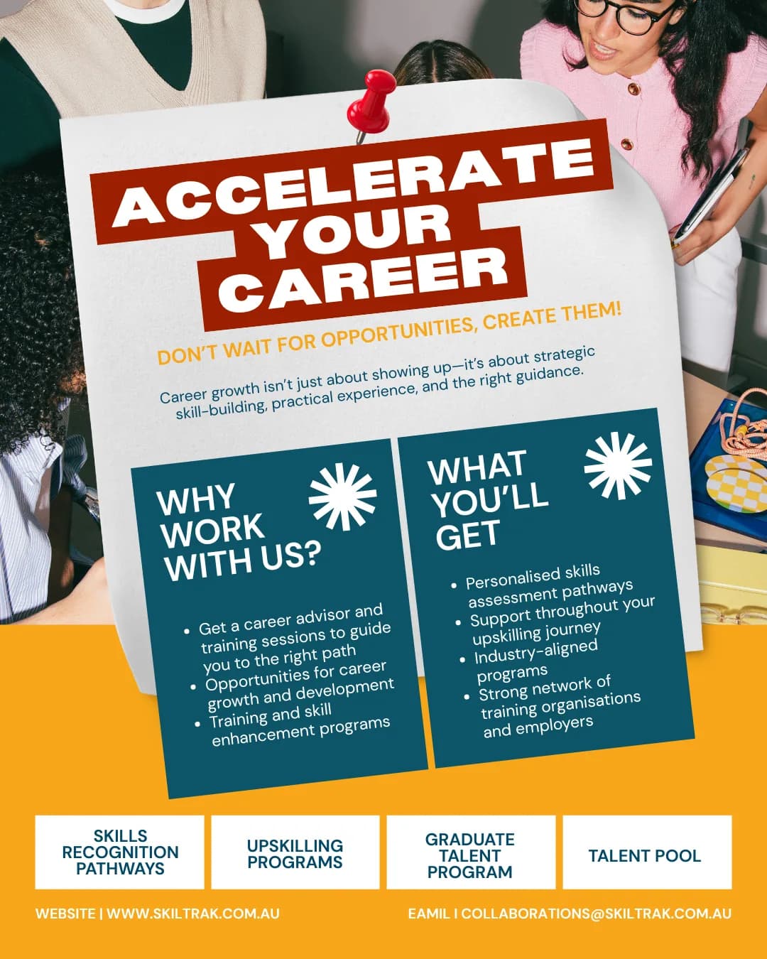 Accelerate Career dashboard