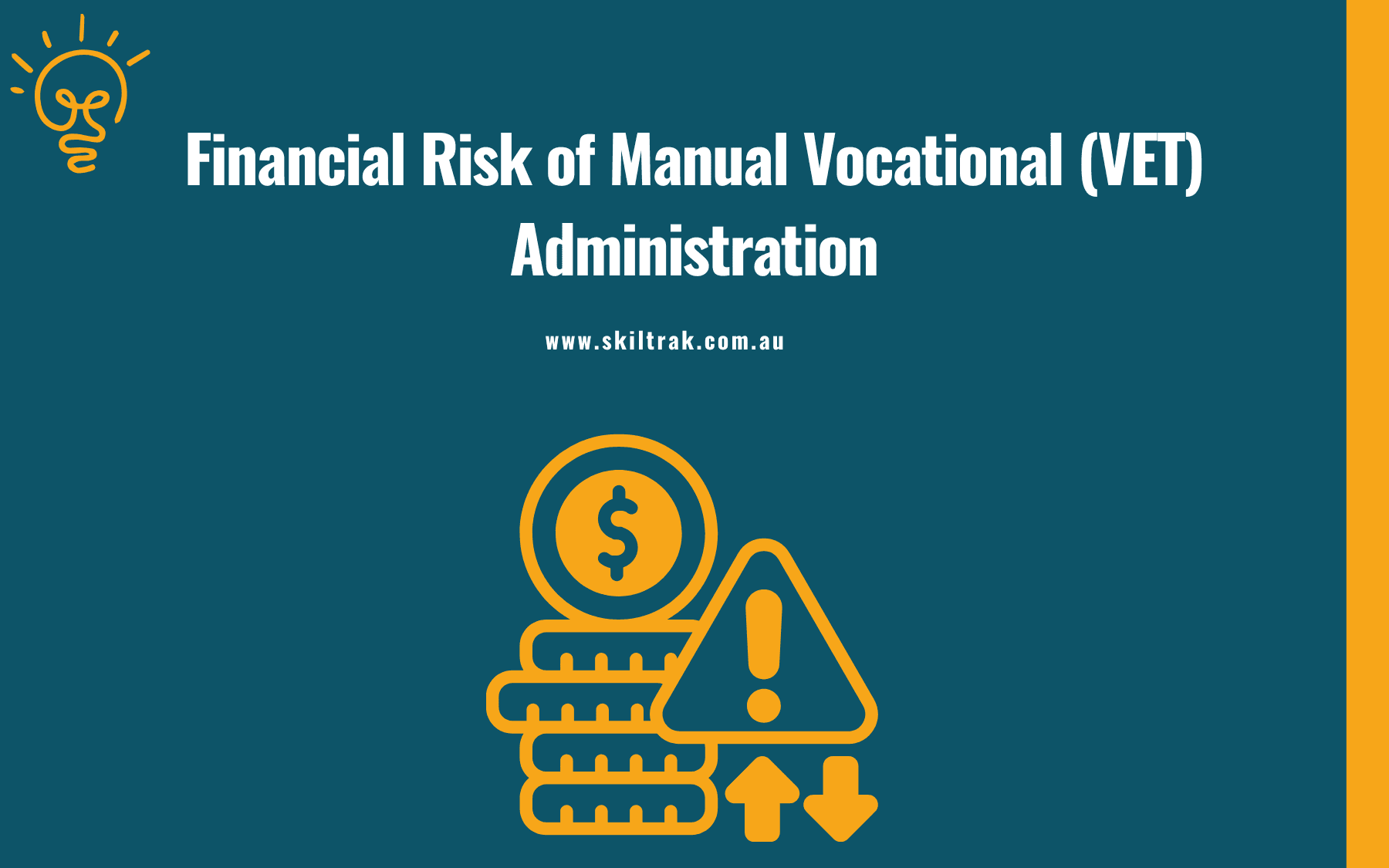 Financial Risk of Manual Vocational Educational (VET) Administration